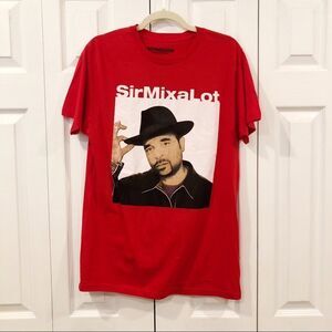 Sir Mix-a-Lot Red Graphic T-shirt M NWOT